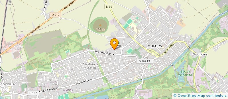 localisation de l'entreprise MONSIEUR PATRICK PIOTROWSKI  HARNES