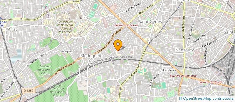 localisation de l'entreprise MONSIEUR PATRICK PIQUEMAL LAGOUEILLAT à TALENCE
