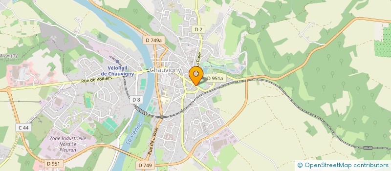 localisation de l'entreprise MONSIEUR PATRICK PIRIOU  CHAUVIGNY