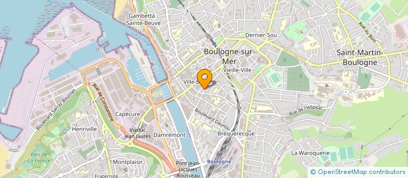 localisation de l'entreprise MONSIEUR PATRICK PIRSON à BOULOGNE-SUR-MER
