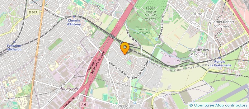 localisation de l'entreprise MONSIEUR PATRICK PISIVIN  WISSOUS