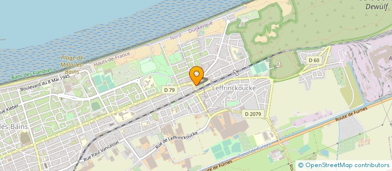 localisation de l'entreprise MONSIEUR PATRICK PLANCKEEL à DUNKERQUE
