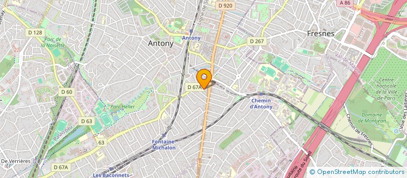 localisation de l'entreprise MONSIEUR PATRICK PLAS à ANTONY