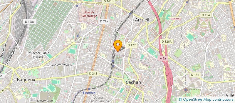 localisation de l'entreprise MONSIEUR PATRICK PLASSON  ARCUEIL