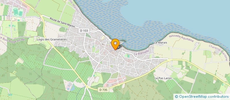 localisation de l'entreprise MONSIEUR PATRICK PLATTIER  LA FLOTTE