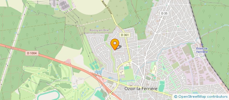 localisation de l'entreprise MONSIEUR PATRICK PLESSARD  OZOIR-LA-FERRIERE