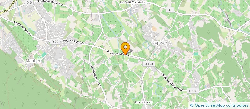 localisation de l'entreprise MONSIEUR PATRICK PLOUVIN  OPPEDE