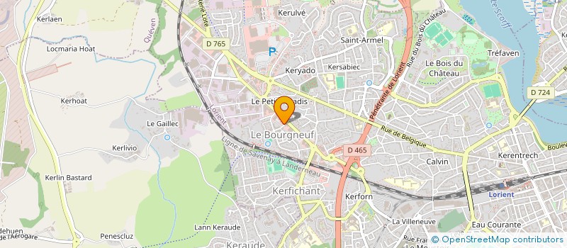 localisation de l'entreprise MONSIEUR PATRICK PLUNIAN  LORIENT