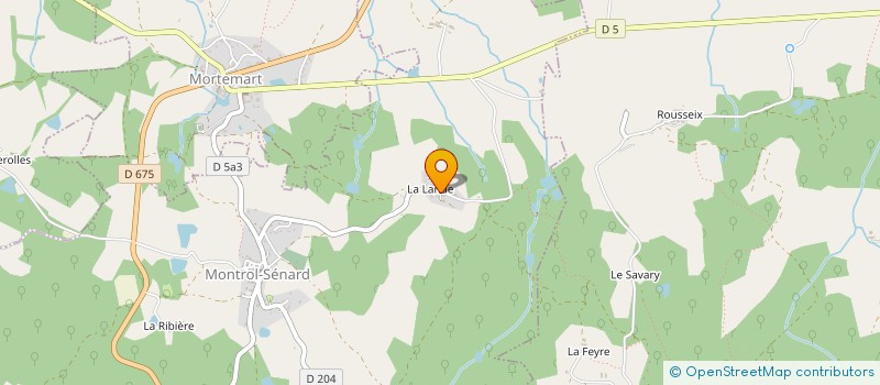 localisation de l'entreprise MONSIEUR PATRICK PODEVIN à MONTROL-SENARD