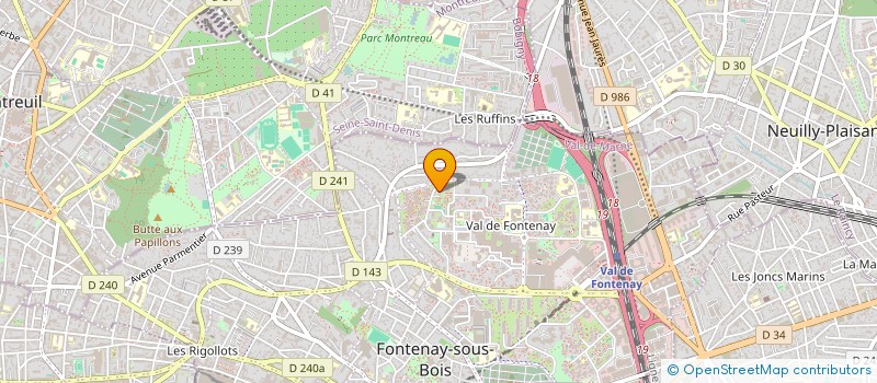 localisation de l'entreprise MONSIEUR PATRICK POIRIER à FONTENAY-SOUS-BOIS