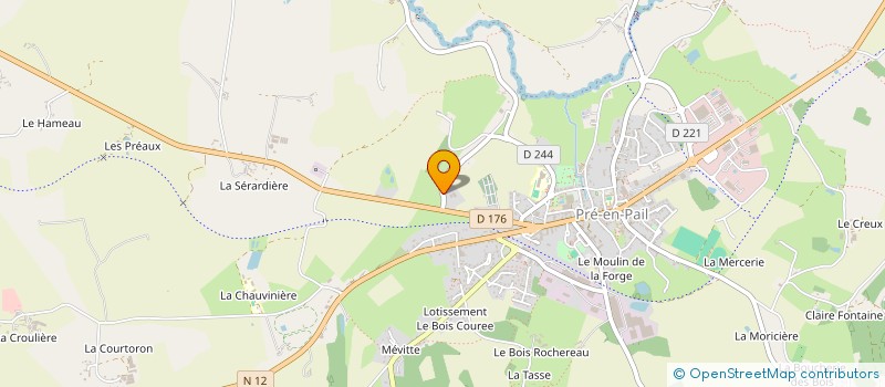 localisation de l'entreprise MONSIEUR PATRICK POISSON  PRE-EN-PAIL-SAINT-SAMSON