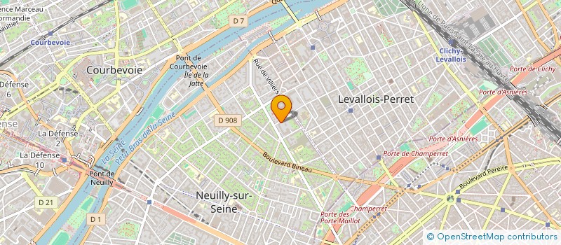 localisation de l'entreprise MONSIEUR PATRICK POIVRE D'ARVOR à NEUILLY-SUR-SEINE