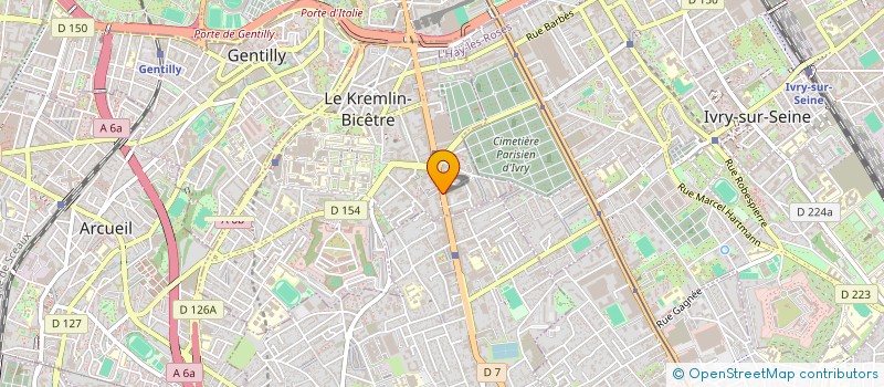 localisation de l'entreprise MONSIEUR PATRICK POL  LE KREMLIN-BICETRE