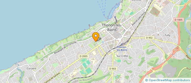 localisation de l'entreprise MONSIEUR PATRICK POLI à THONON-LES-BAINS