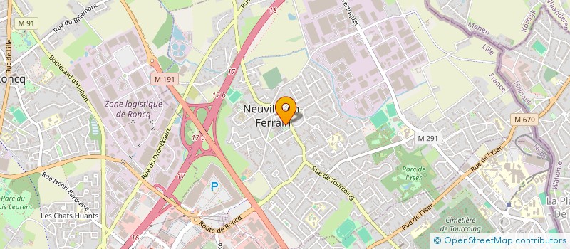 localisation de l'entreprise MONSIEUR PATRICK POLLET  NEUVILLE-EN-FERRAIN