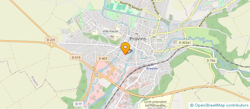 localisation de l'entreprise MONSIEUR PATRICK POMMERA  PROVINS