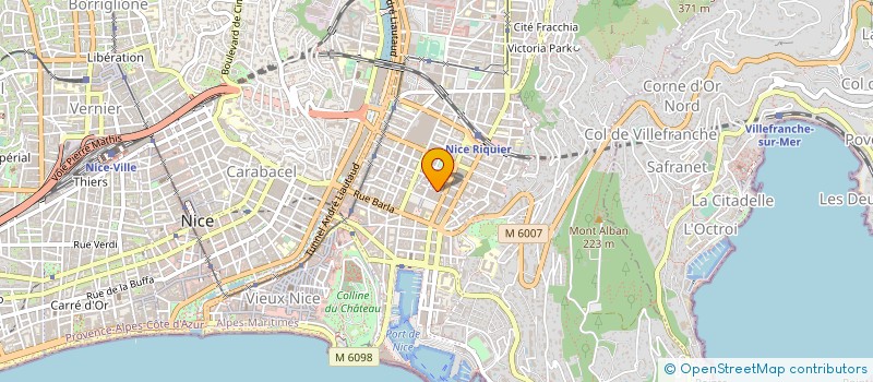 localisation de l'entreprise MONSIEUR PATRICK POMPIDOR à NICE