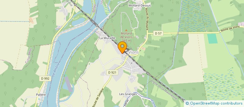 localisation de l'entreprise MONSIEUR PATRICK PONCET  VIONS