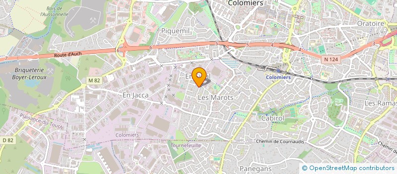 localisation de l'entreprise MONSIEUR PATRICK PONS  CORNEBARRIEU