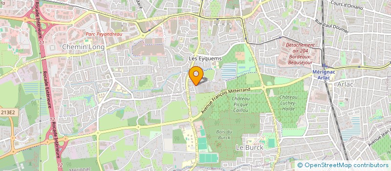 localisation de l'entreprise MONSIEUR PATRICK PONS  MERIGNAC