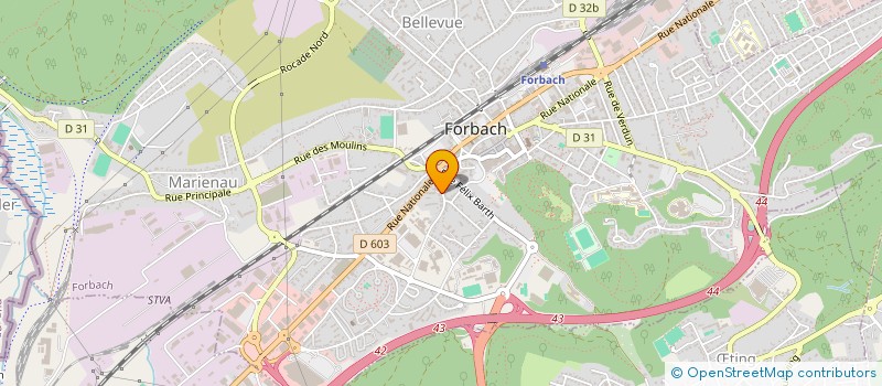 localisation de l'entreprise MONSIEUR PATRICK PONTUS  FORBACH