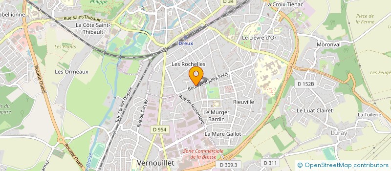 localisation de l'entreprise MONSIEUR PATRICK POPOT à DREUX