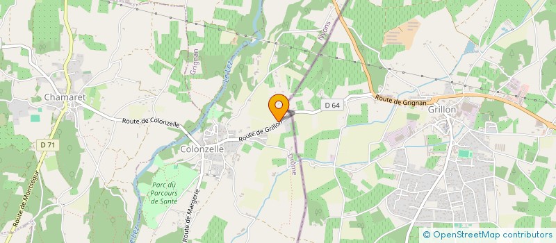 localisation de l'entreprise MONSIEUR PATRICK PORCIERO  COLONZELLE