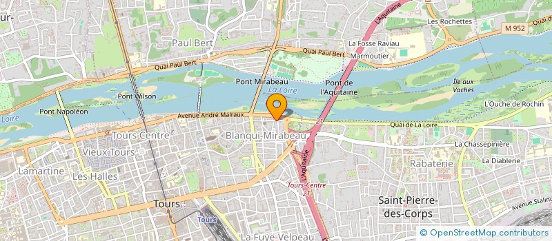 localisation de l'entreprise MONSIEUR PATRICK PORQUET  TOURS