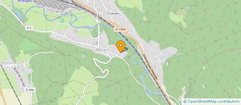 localisation de l'entreprise MONSIEUR PATRICK PORTE  BETTANT