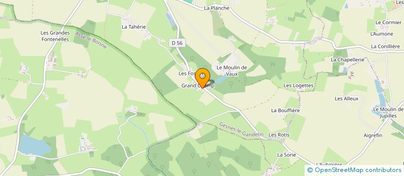 localisation de l'entreprise MONSIEUR PATRICK PORTHAULT  GESNES-LE-GANDELIN