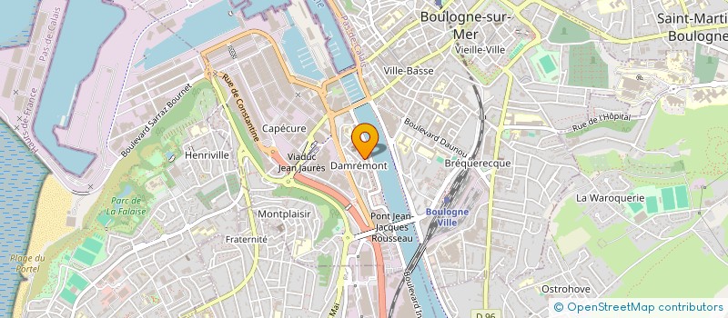 localisation de l'entreprise MONSIEUR PATRICK POTEL à BOULOGNE SUR MER