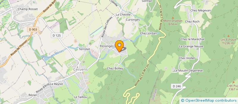 localisation de l'entreprise MONSIEUR PATRICK POTTIER à CERVENS
