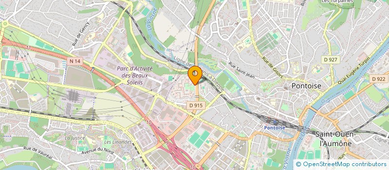 localisation de l'entreprise MONSIEUR PATRICK POULVELARIE  PONTOISE