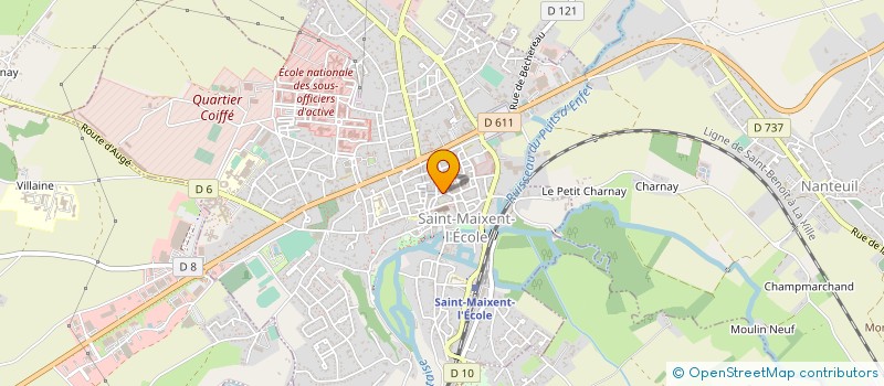 localisation de l'entreprise MONSIEUR PATRICK POUPARD  SAINT-MAIXENT-L'ECOLE