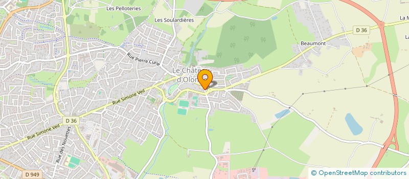 localisation de l'entreprise MONSIEUR PATRICK POUTEAU  MONTSURS