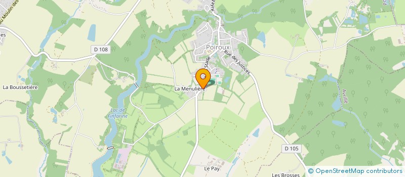 localisation de l'entreprise MONSIEUR PATRICK POUZET  POIROUX