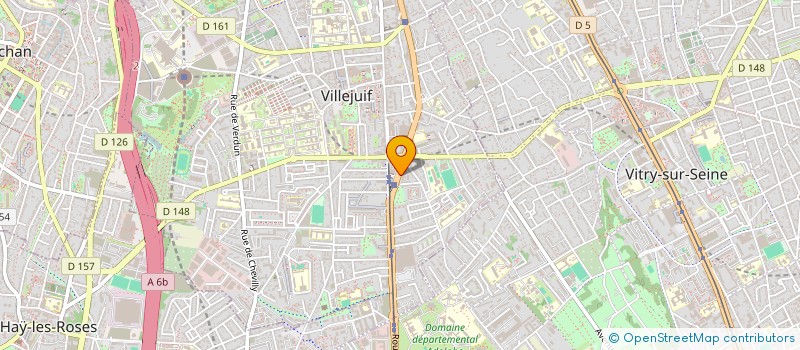 localisation de l'entreprise MONSIEUR PATRICK POYET  VILLEJUIF