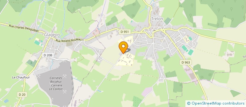 localisation de l'entreprise MONSIEUR PATRICK POZZOBON  TRELON