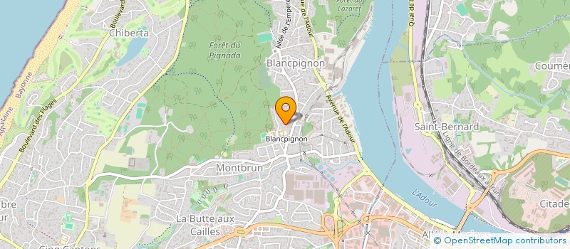 localisation de l'entreprise MONSIEUR PATRICK PREVOST  ANGLET