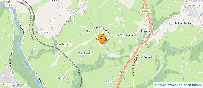 localisation de l'entreprise MONSIEUR PATRICK PROST  SAINT-MARCEL-DE-FELINES