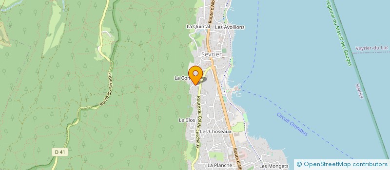 localisation de l'entreprise MONSIEUR PATRICK PROST  SEVRIER