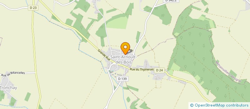 localisation de l'entreprise MONSIEUR PATRICK PROVOT à SAINT-ARNOULT-DES-BOIS
