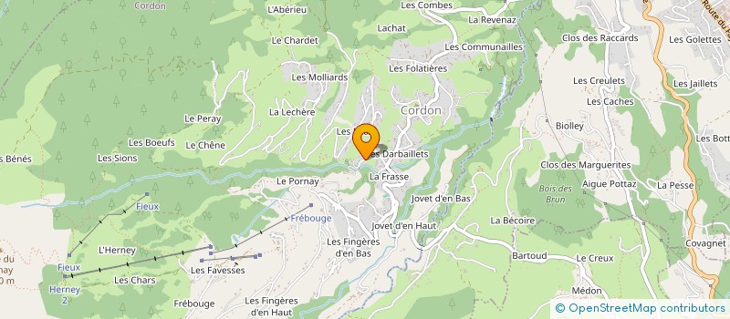 localisation de l'entreprise MONSIEUR PATRICK PUGNAT à CORDON