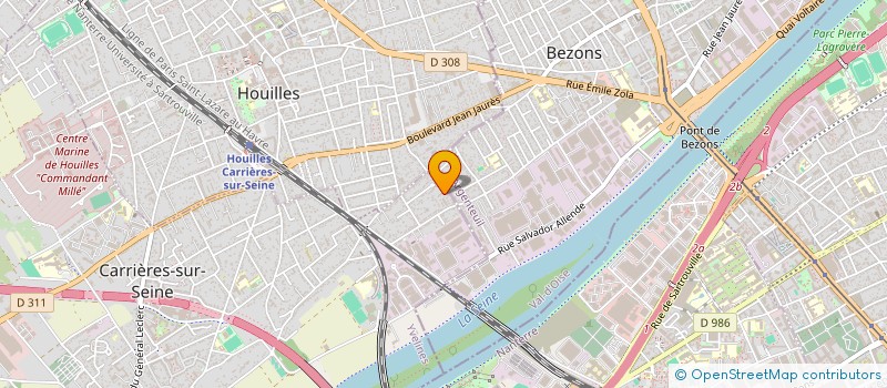 localisation de l'entreprise MONSIEUR PATRICK PUJALTE à CARRIERES SUR SEINE