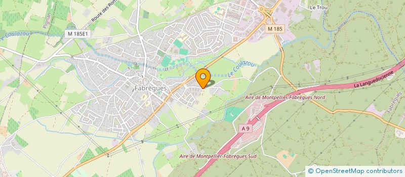 localisation de l'entreprise MONSIEUR PATRICK PUJOL  FABREGUES