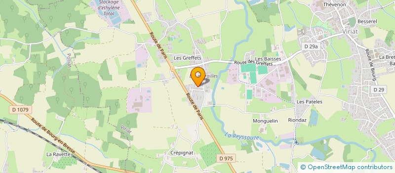 localisation de l'entreprise MONSIEUR PATRICK PUTET  VIRIAT