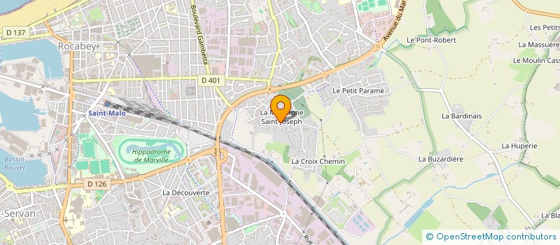 localisation de l'entreprise MONSIEUR PATRICK PY  SAINT-MALO