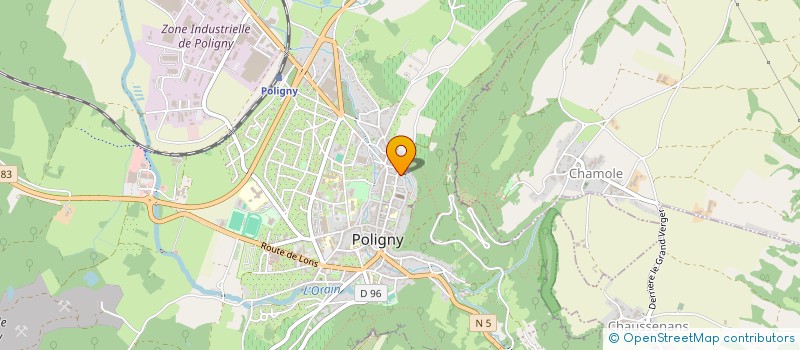 localisation de l'entreprise MONSIEUR PATRICK PYANET  CHAMOLE