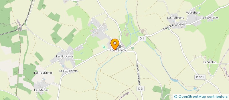 localisation de l'entreprise MONSIEUR PATRICK QUICHAUD  FONTENOY