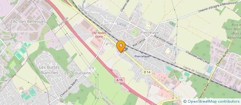 localisation de l'entreprise MONSIEUR PATRICK QUILLIGAN  PIERRELAYE